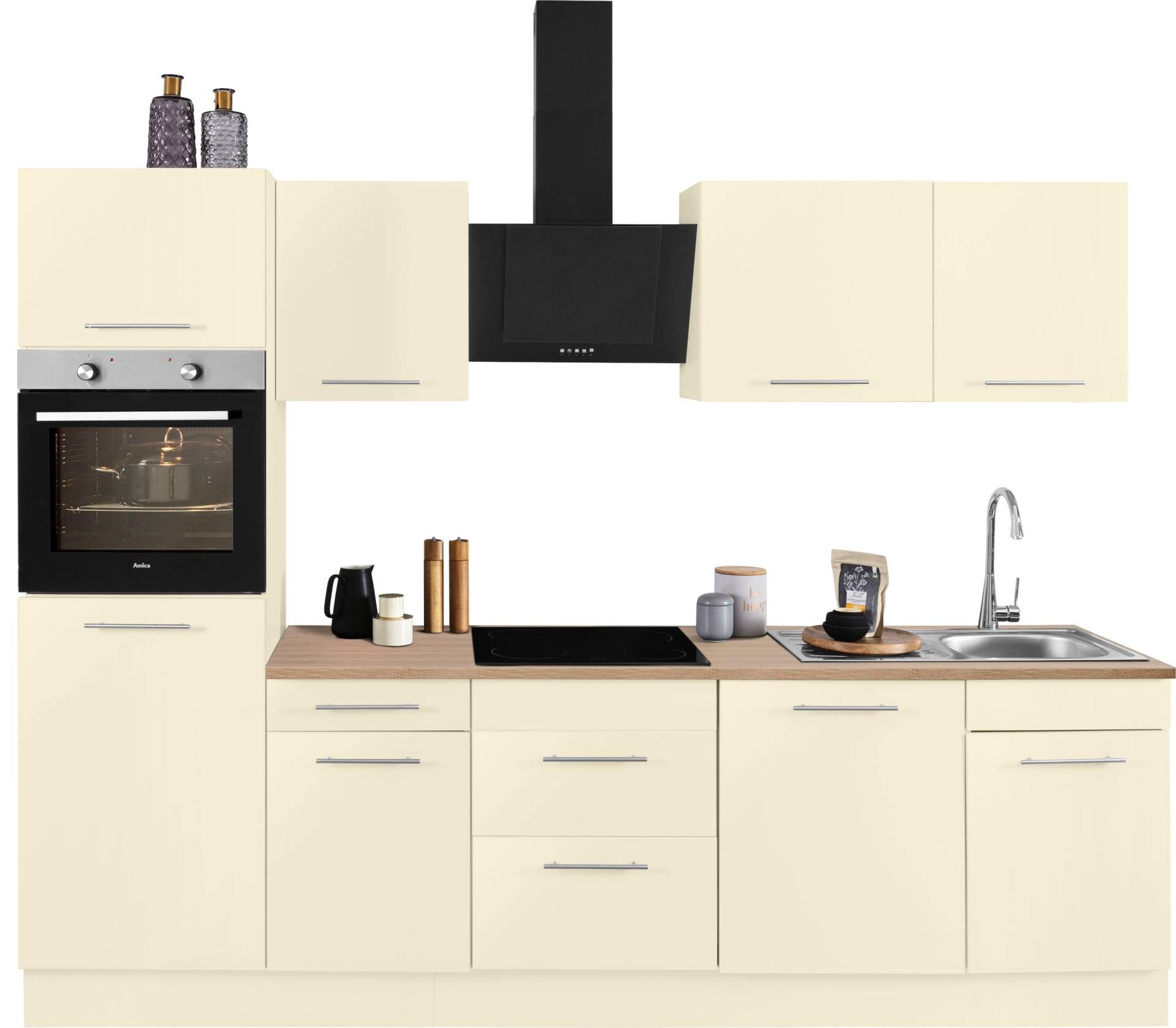 wiho Küchen Küchenzeile »Ela«, Breite 280 cm, Soft-Close-Funktion, höhenverstellbare Füsse wiho Küchen Küchenzeile »Ela«, Breite 280 cm, Soft-Close-Funktion, höhenverstellbare Füsse von wiho Küchen