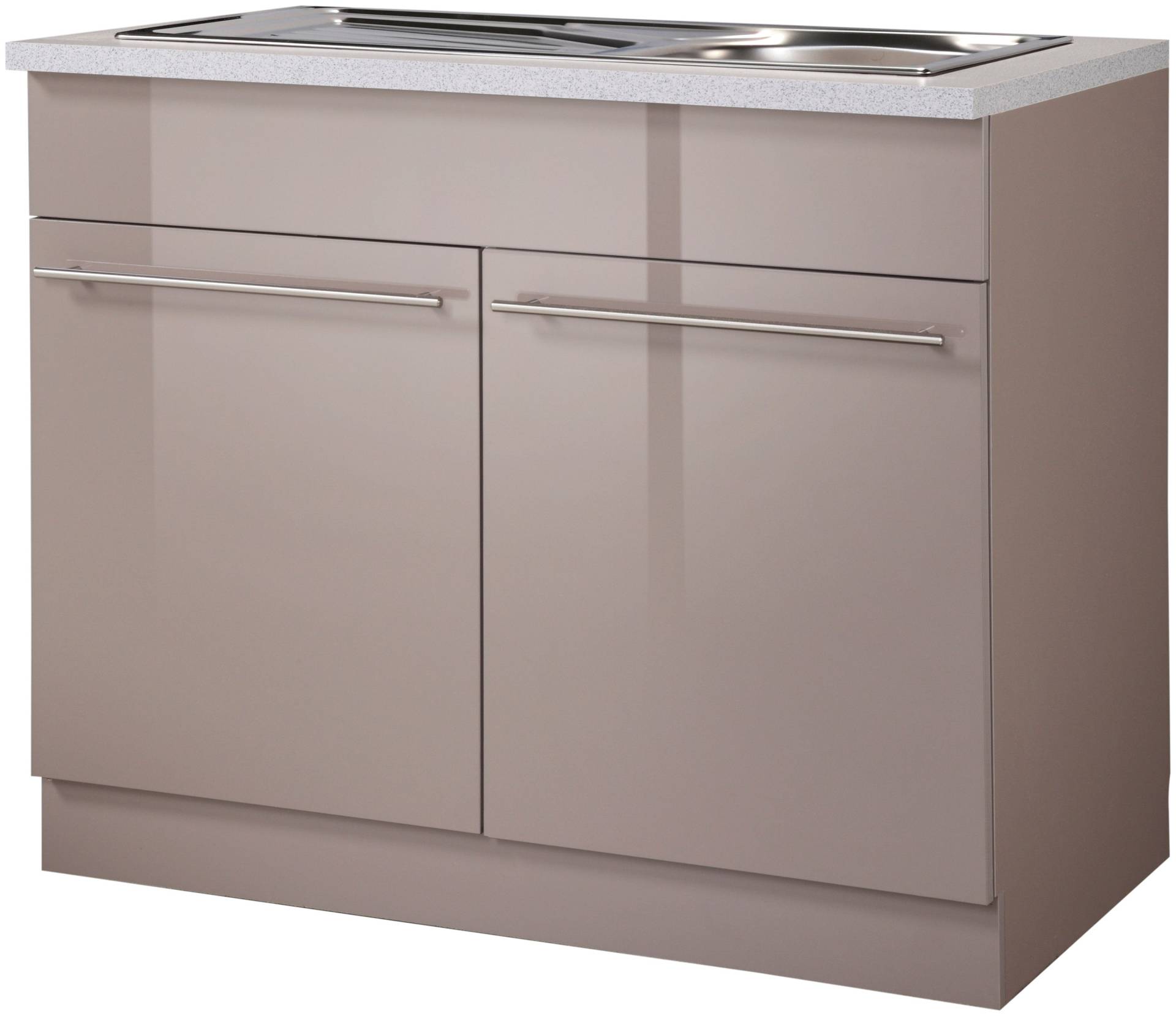 wiho Küchen Spülenschrank »Chicago«, 100 cm breit, inkl. Einbauspüle aus Edelstahl wiho Küchen Spülenschrank »Chicago«, 100 cm breit, inkl. Einbauspüle aus Edelstahl von wiho Küchen