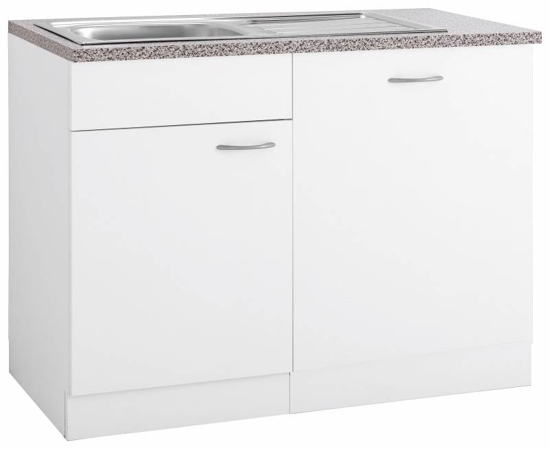 wiho Küchen Spülenschrank »Kiel«, 110 cm breit, inkl. Tür/Griff/Sockel für Geschirrspüler wiho Küchen Spülenschrank »Kiel«, 110 cm breit, inkl. Tür/Griff/Sockel für Geschirrspüler von wiho Küchen