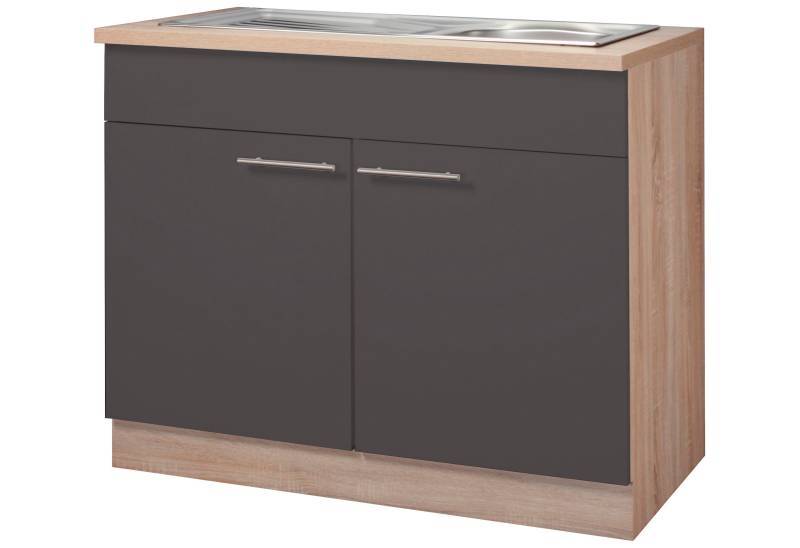 wiho Küchen Spülenschrank »Montana«, 100 cm breit von wiho Küchen