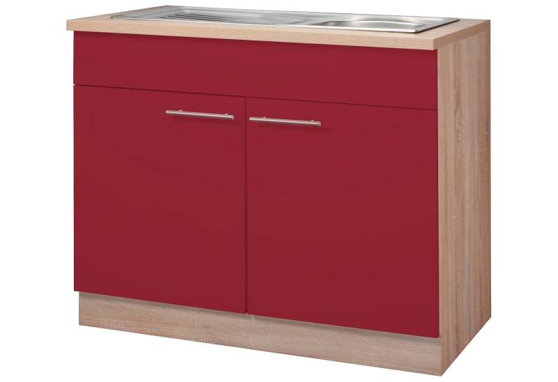 wiho Küchen Spülenschrank »Montana«, 100 cm breit von wiho Küchen