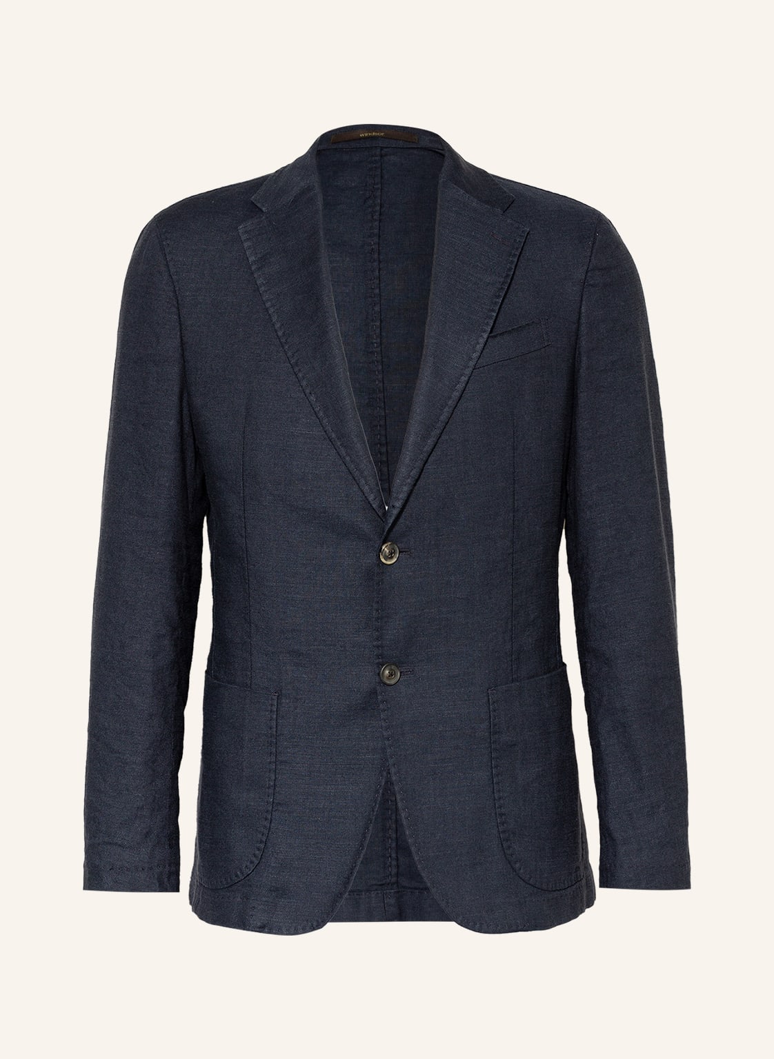 Windsor. Anzugsakko Giro Extra Slim Fit Mit Leinen blau von windsor.