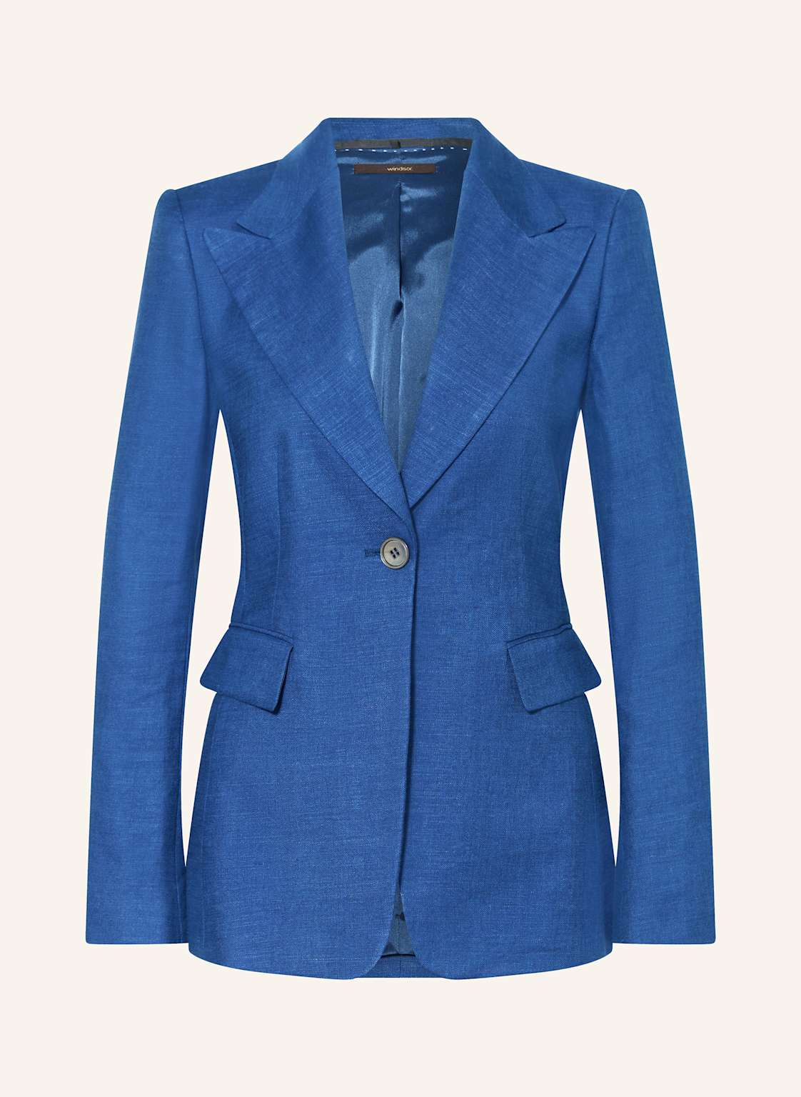 Windsor. Blazer Mit Leinen blau von windsor.
