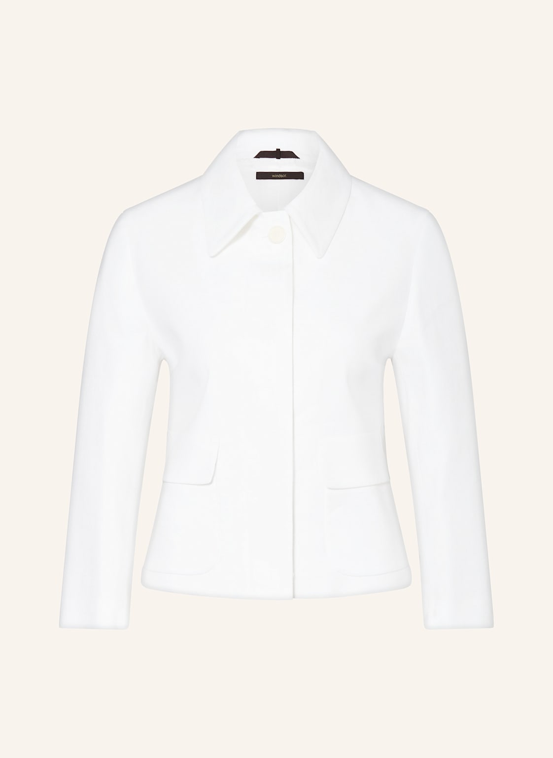 Windsor. Blazer Mit Leinen weiss von windsor.
