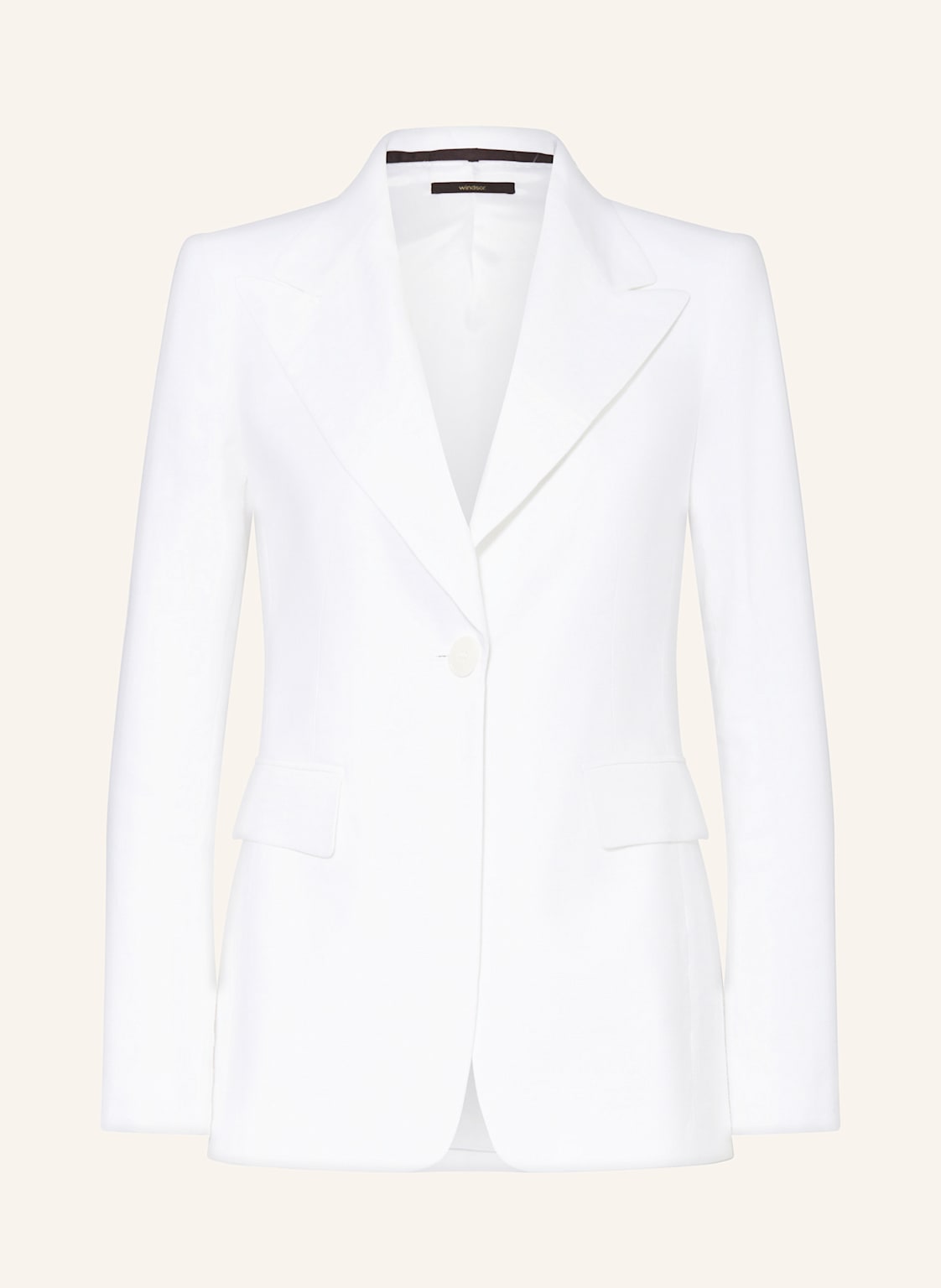 Windsor. Blazer Mit Leinen weiss von windsor.