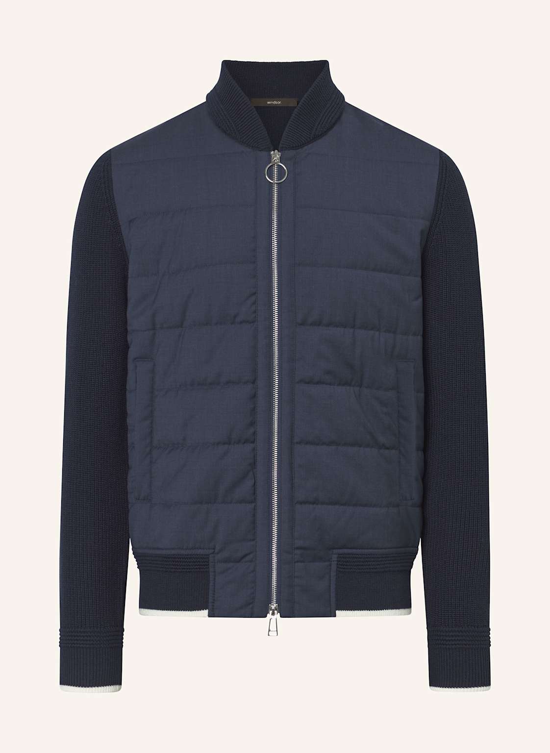 Windsor. Blouson Nibo-J Im Materialmix blau von windsor.