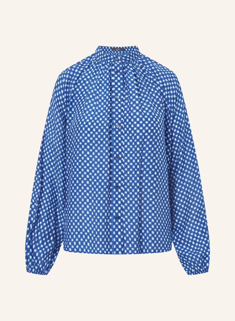 Windsor. Bluse Mit Seide blau von windsor.