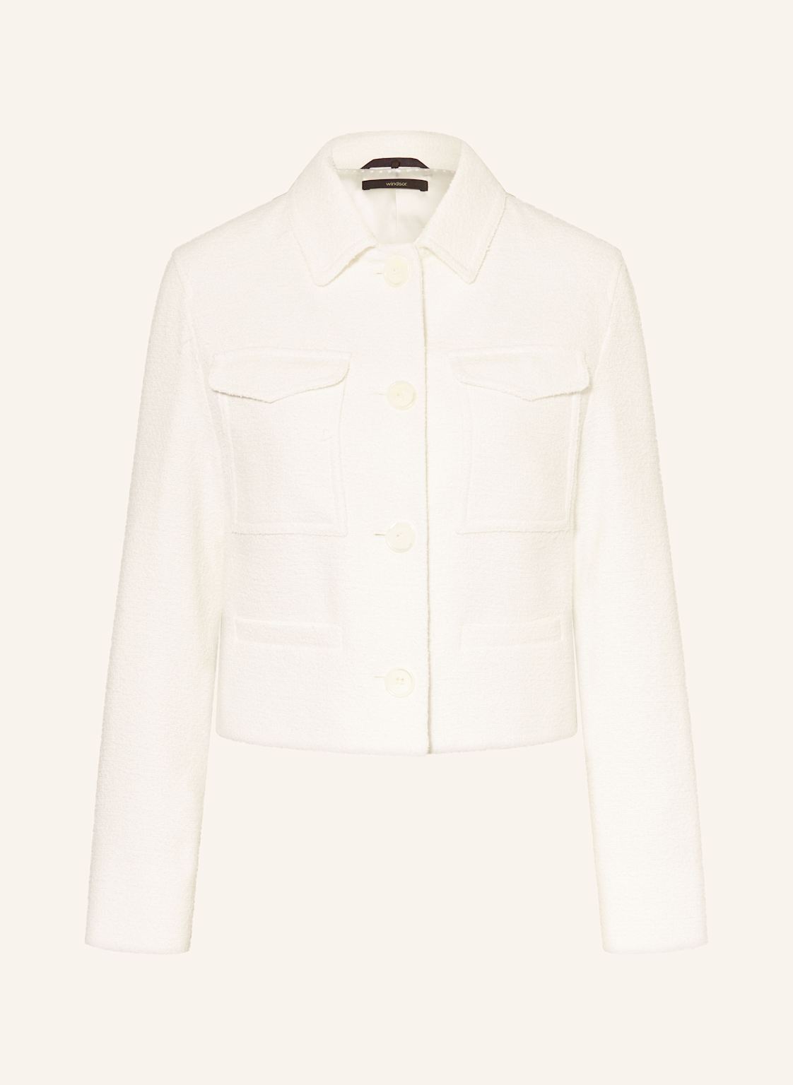 Windsor. Bouclé-Blazer weiss Windsor. Bouclé-Blazer weiss von windsor.