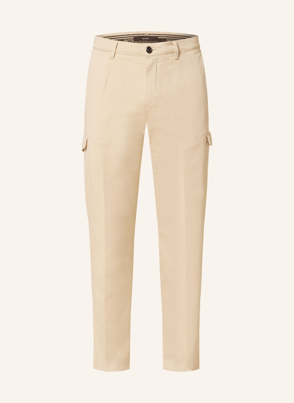 Windsor. Cargohose Fede-D Regular Fit beige Windsor. Cargohose Fede-D Regular Fit beige von windsor.