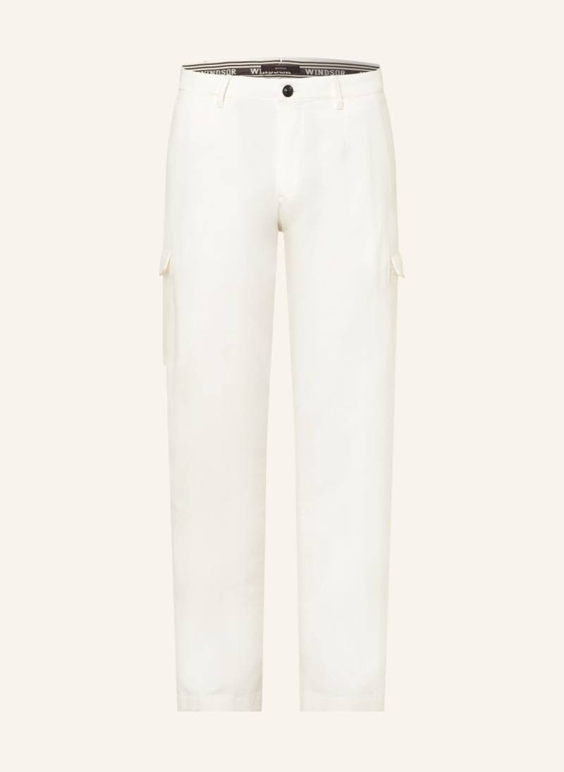 Windsor. Cargohose Fede-D Regular Fit weiss von windsor.