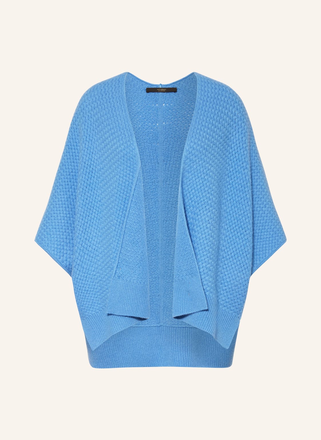 Windsor. Cashmere-Cape blau von windsor.