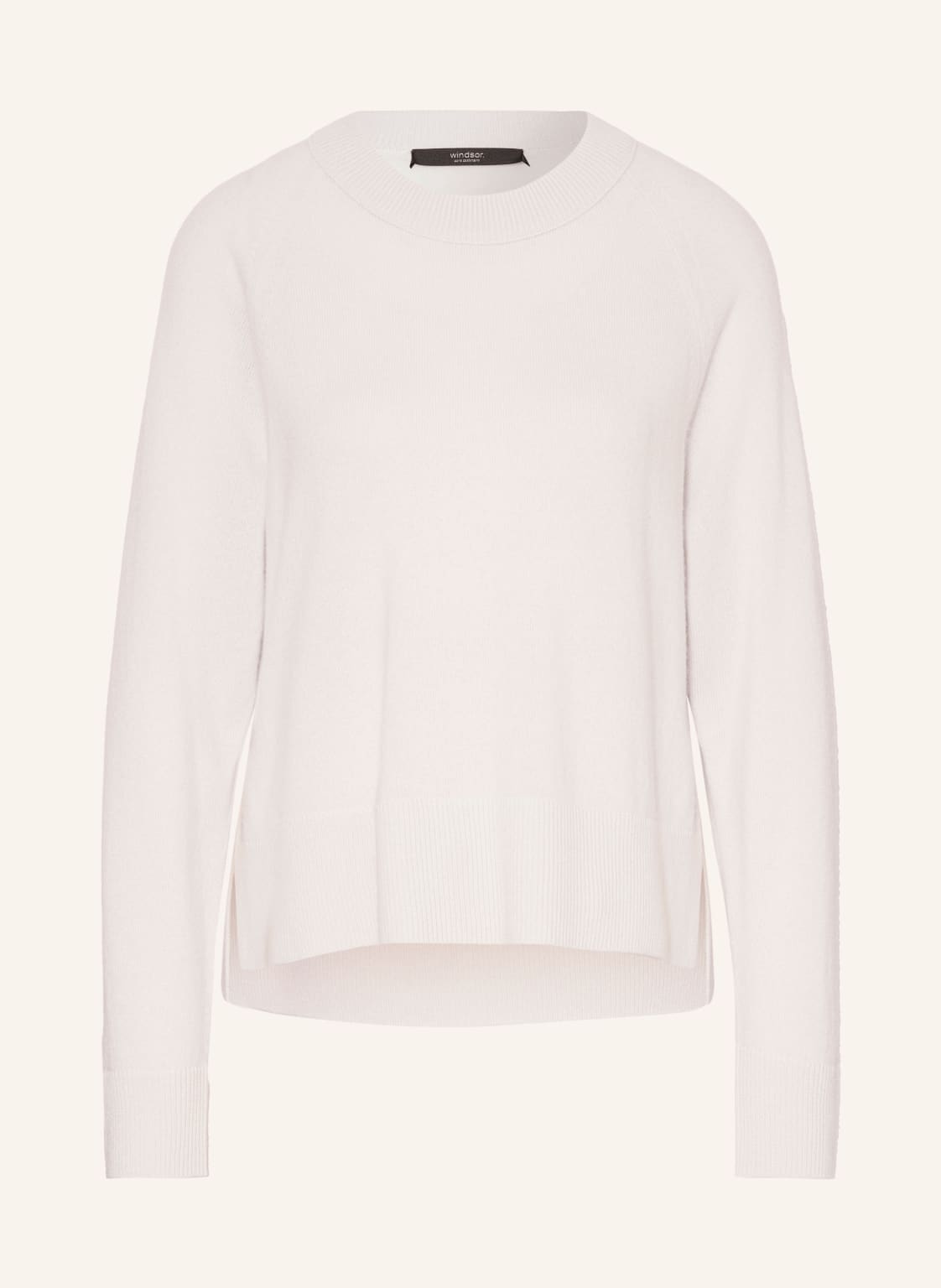 Windsor. Cashmere-Pullover grau von windsor.