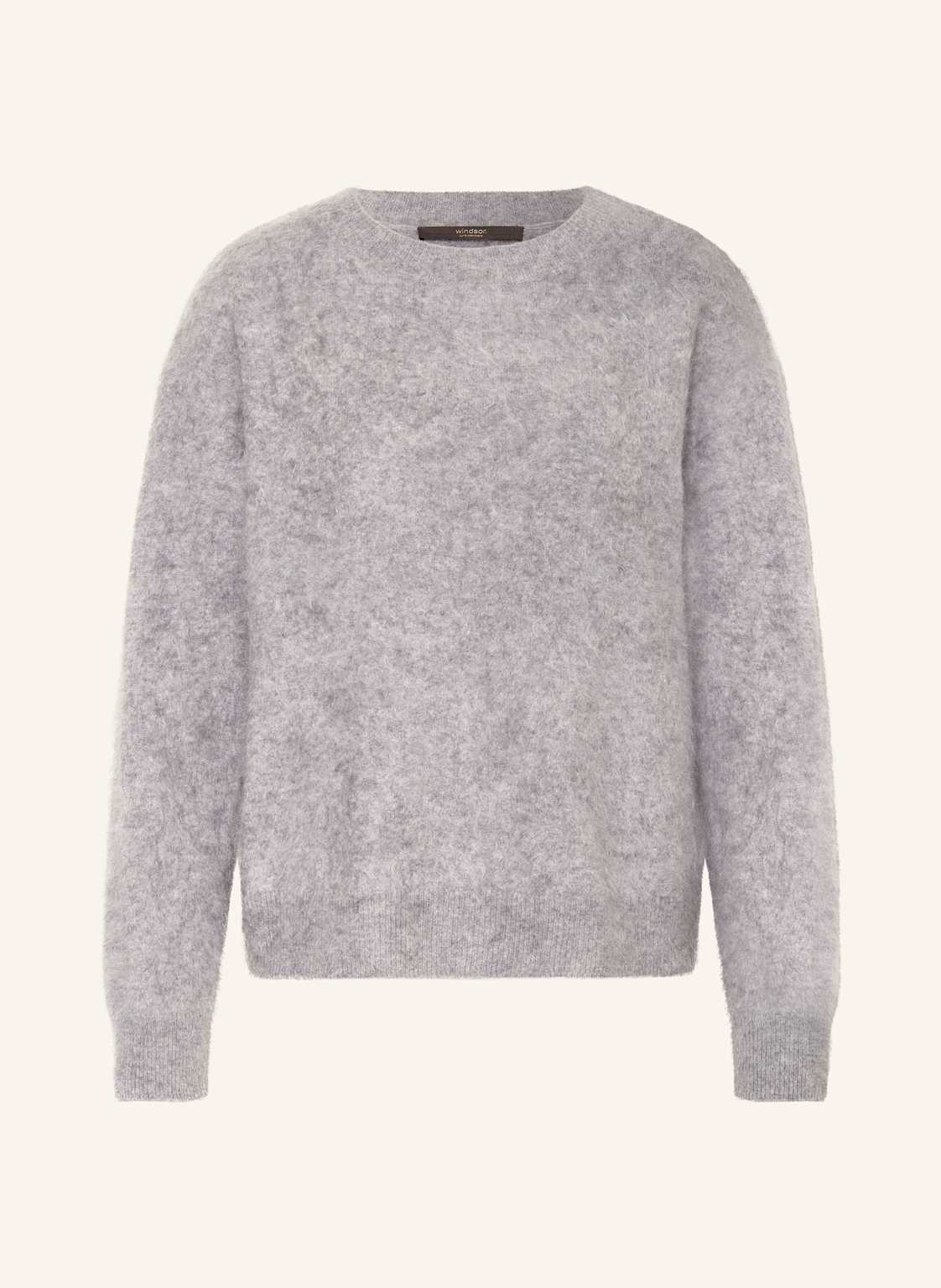 Windsor. Cashmere-Pullover grau von windsor.