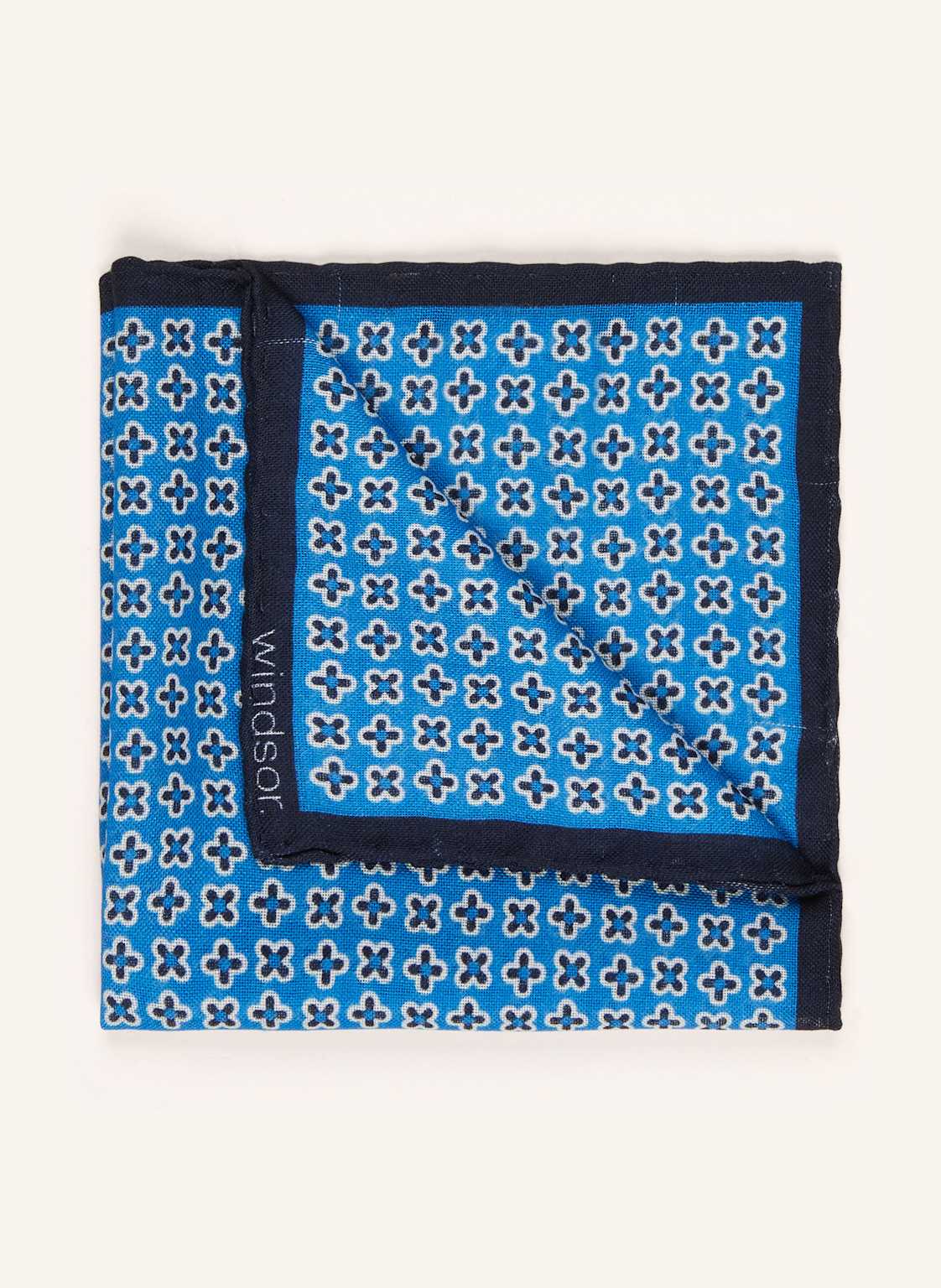 Windsor. Einstecktuch Mit Seide blau Windsor. Einstecktuch Mit Seide blau von windsor.