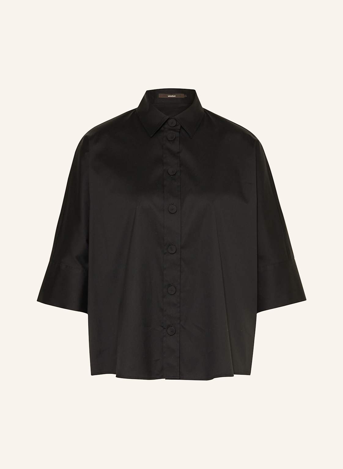 Windsor. Hemdbluse Mit 3/4-Arm schwarz Windsor. Hemdbluse Mit 3/4-Arm schwarz von windsor.