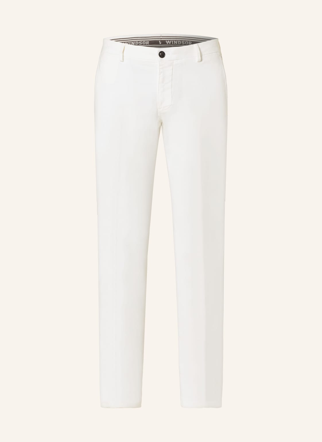 Windsor. Hose Cino Slim Fit weiss von windsor.