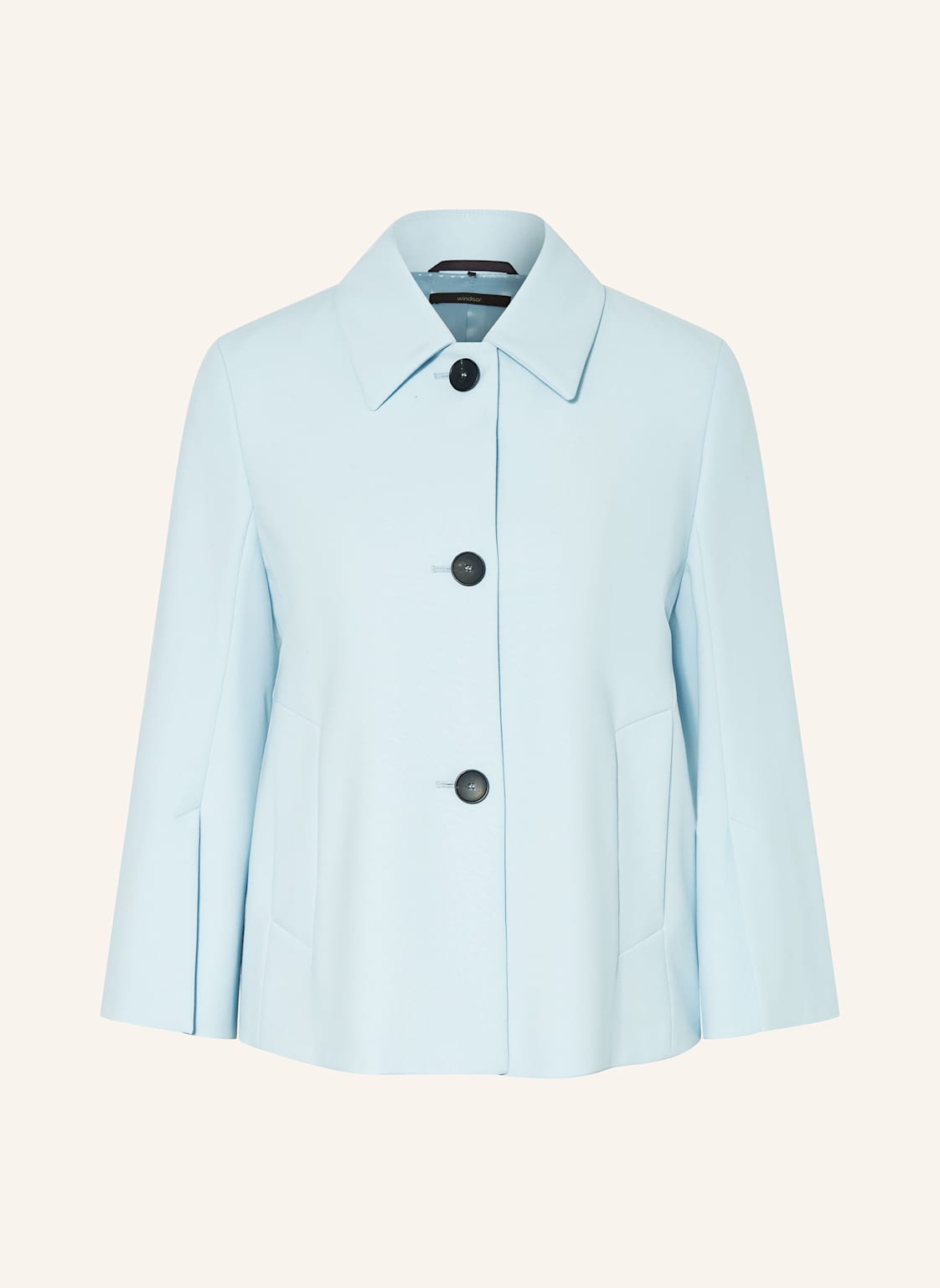 Windsor. Kastenjacke Aus Jersey Mit 3/4-Arm blau von windsor.