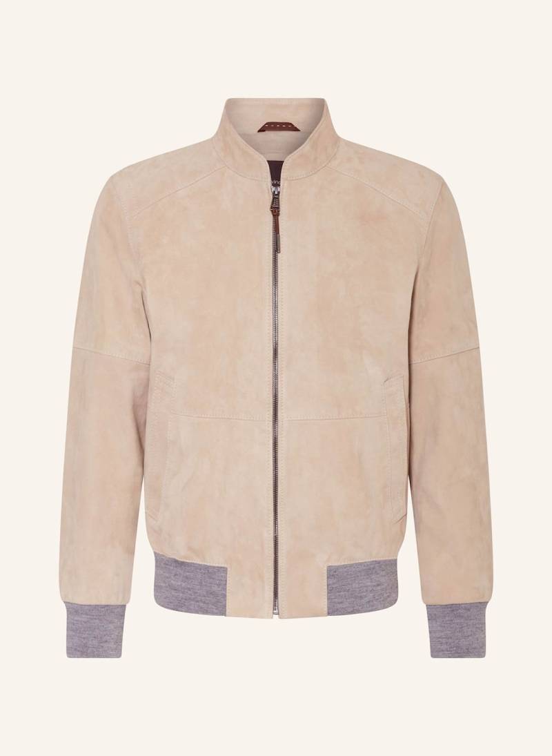 Windsor. Lederjacke Borello beige von windsor.