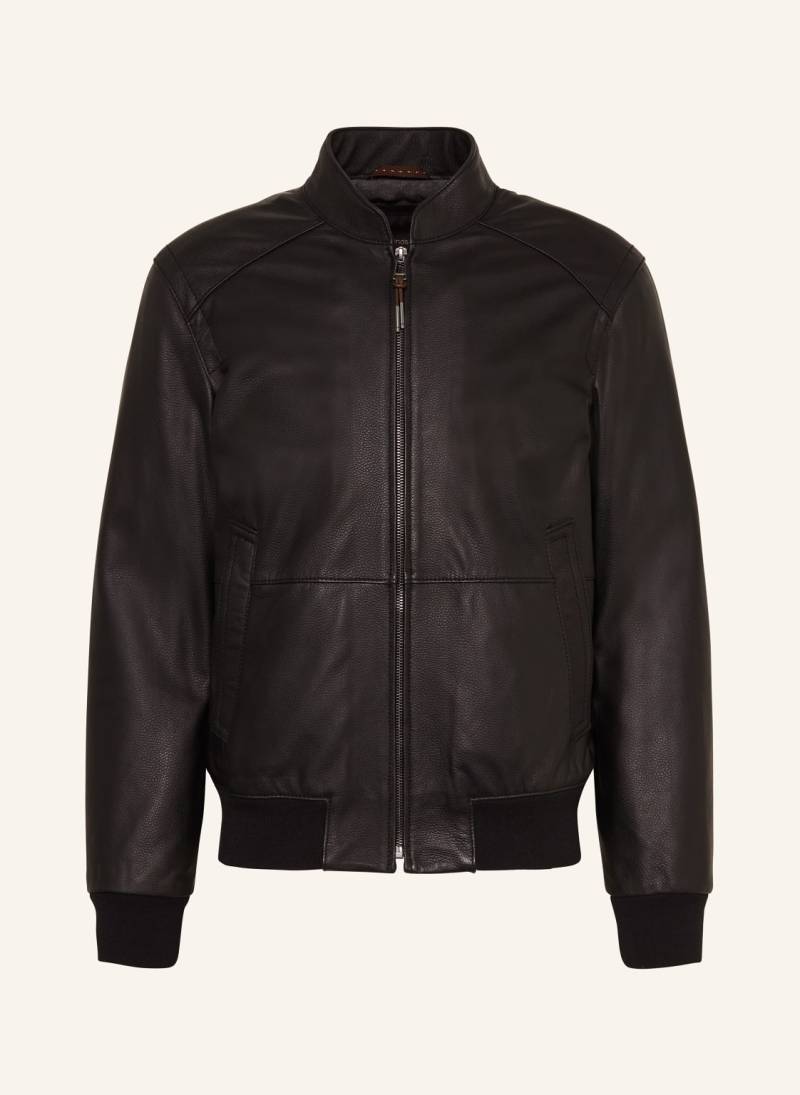 Windsor. Lederjacke Borello schwarz von windsor.