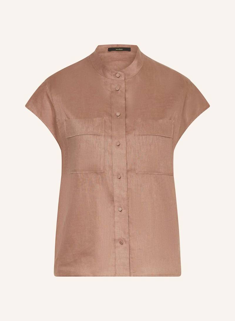 Windsor. Leinenbluse braun von windsor.