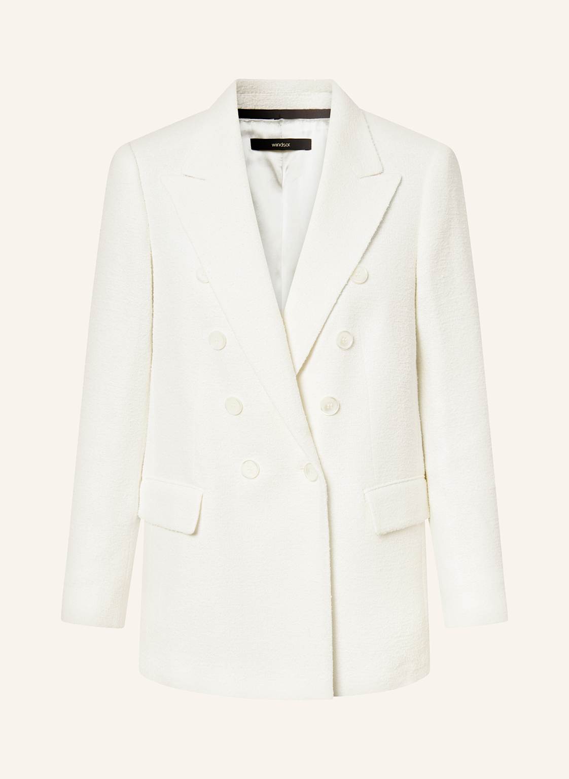 Windsor. Longblazer Aus Tweed weiss Windsor. Longblazer Aus Tweed weiss von windsor.