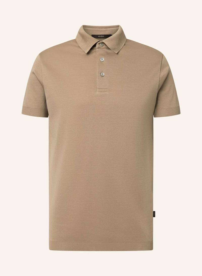 Windsor. Poloshirt beige Windsor. Poloshirt beige von windsor.