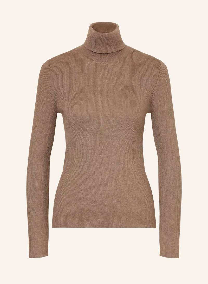 Windsor. Rollkragenpullover braun von windsor.