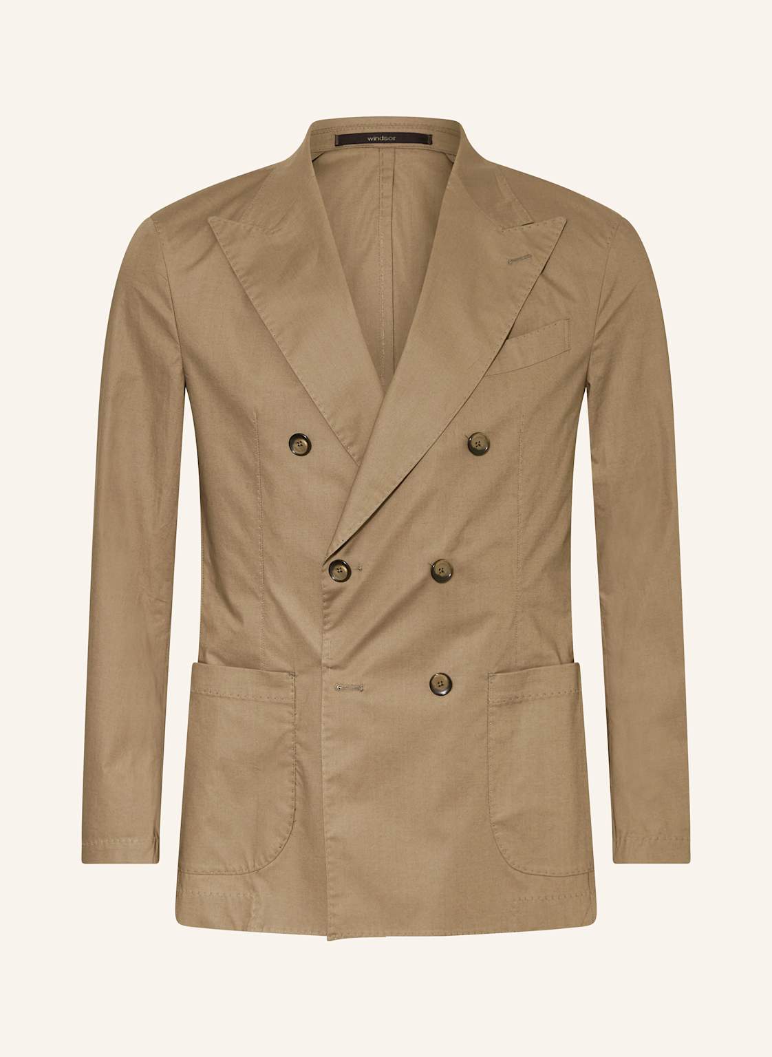 Windsor. Sakko Baristo Shaped Fit beige von windsor.