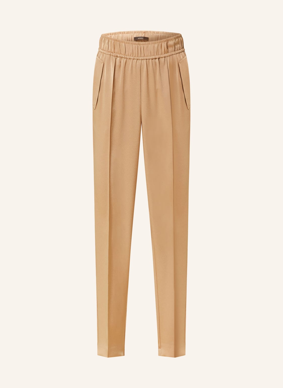 Windsor. Satinhose beige von windsor.