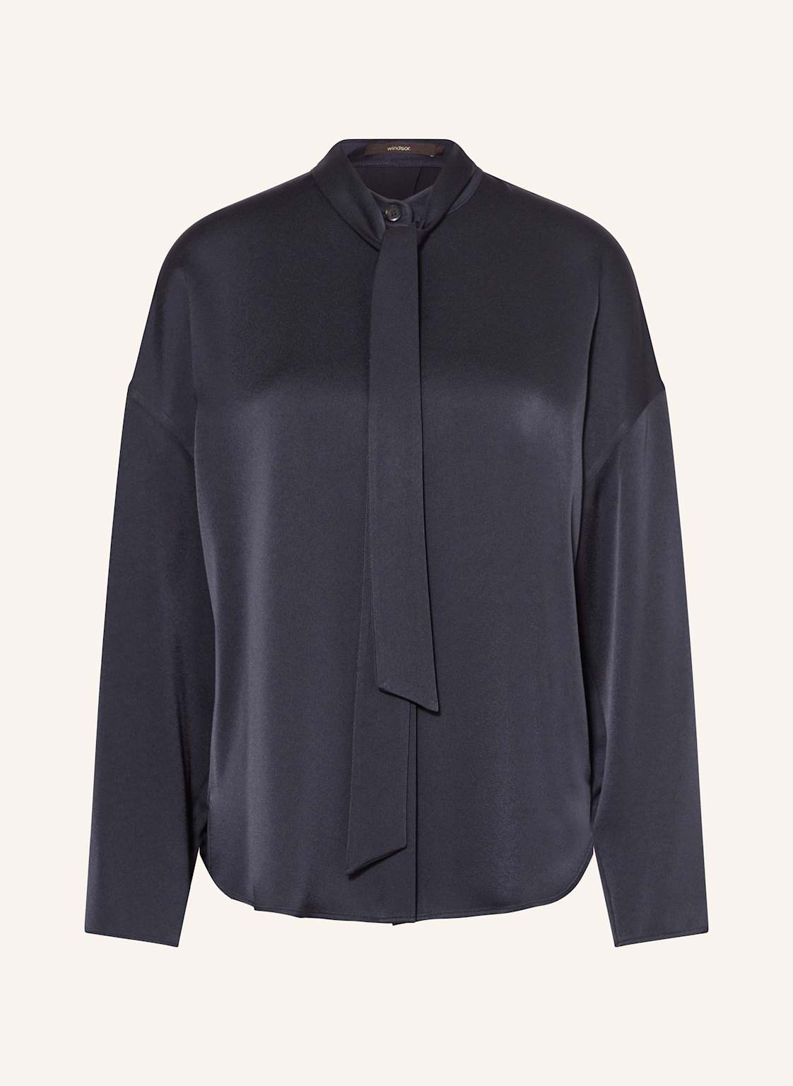 Windsor. Schluppenbluse Aus Satin blau Windsor. Schluppenbluse Aus Satin blau von windsor.