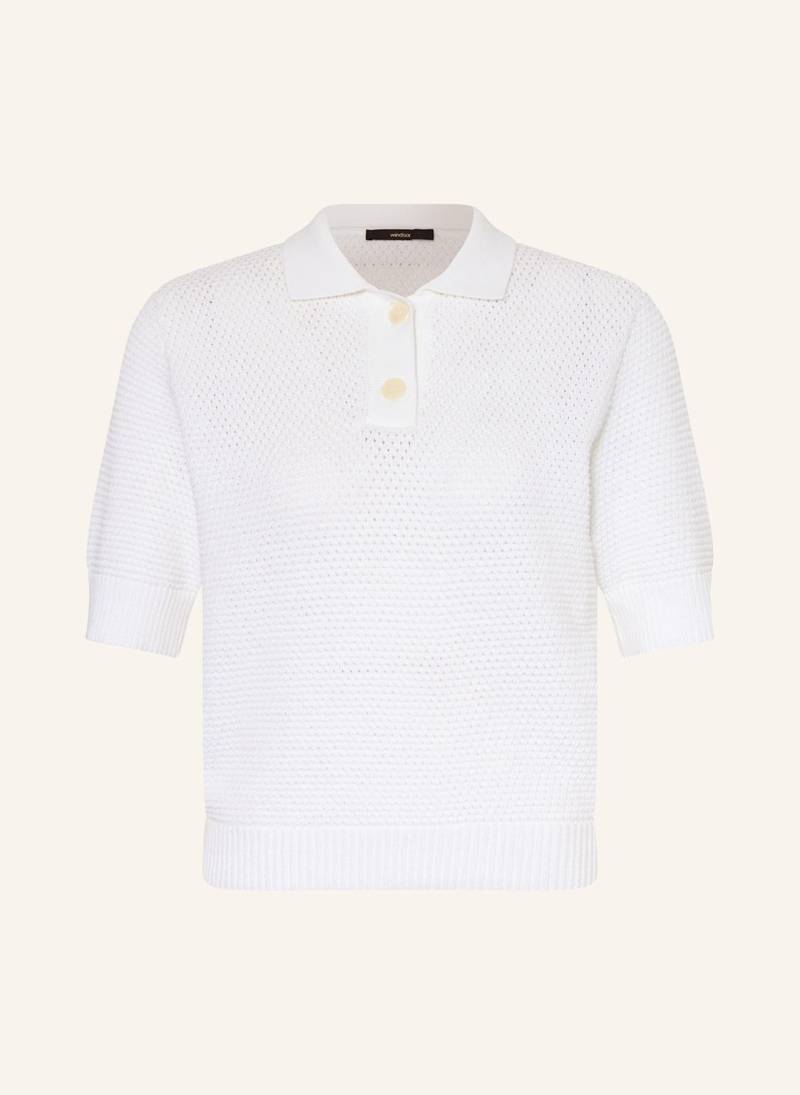 Windsor. Strick-Poloshirt Regular Fit weiss von windsor.