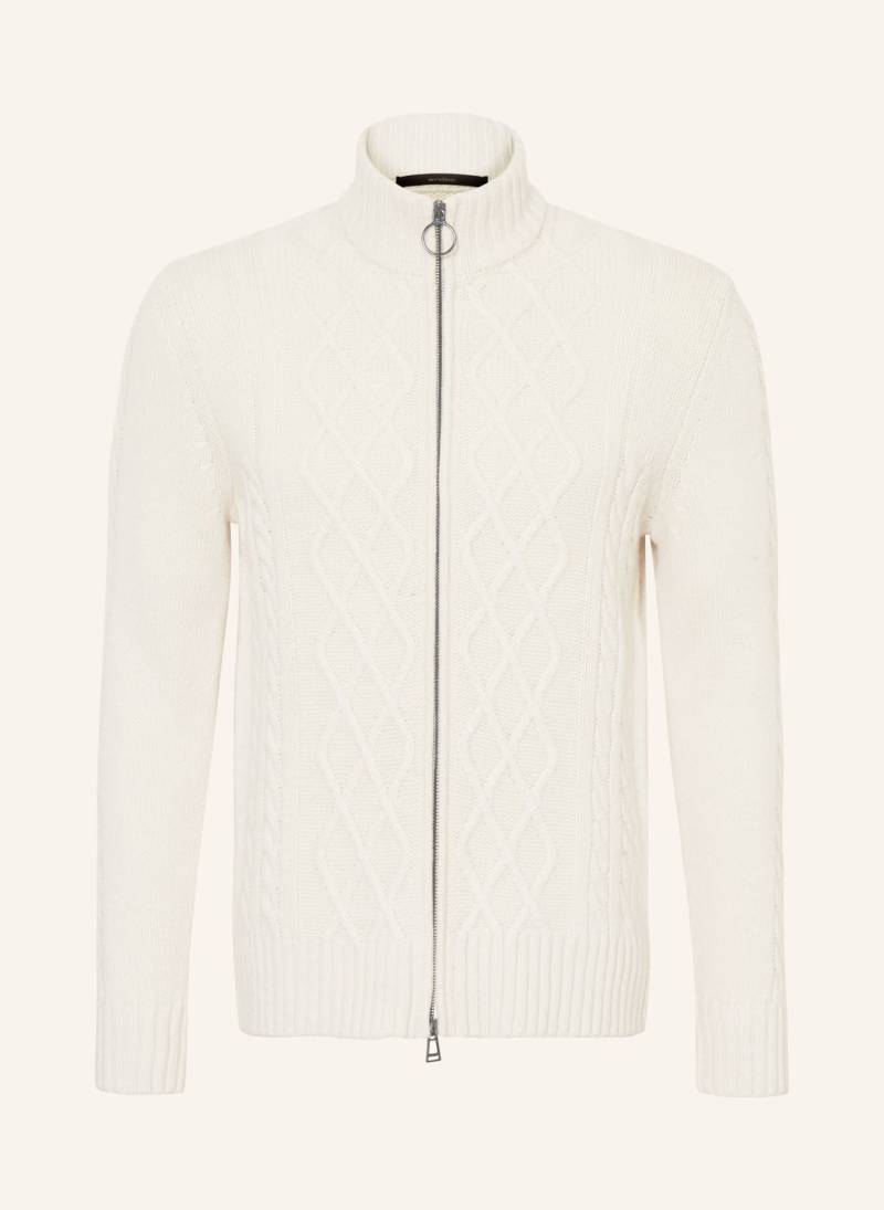 Windsor. Strickjacke Ecosio Aus Cashmere weiss von windsor.