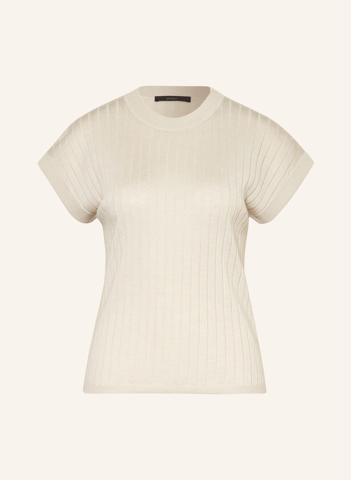 Windsor. Strickshirt beige von windsor.