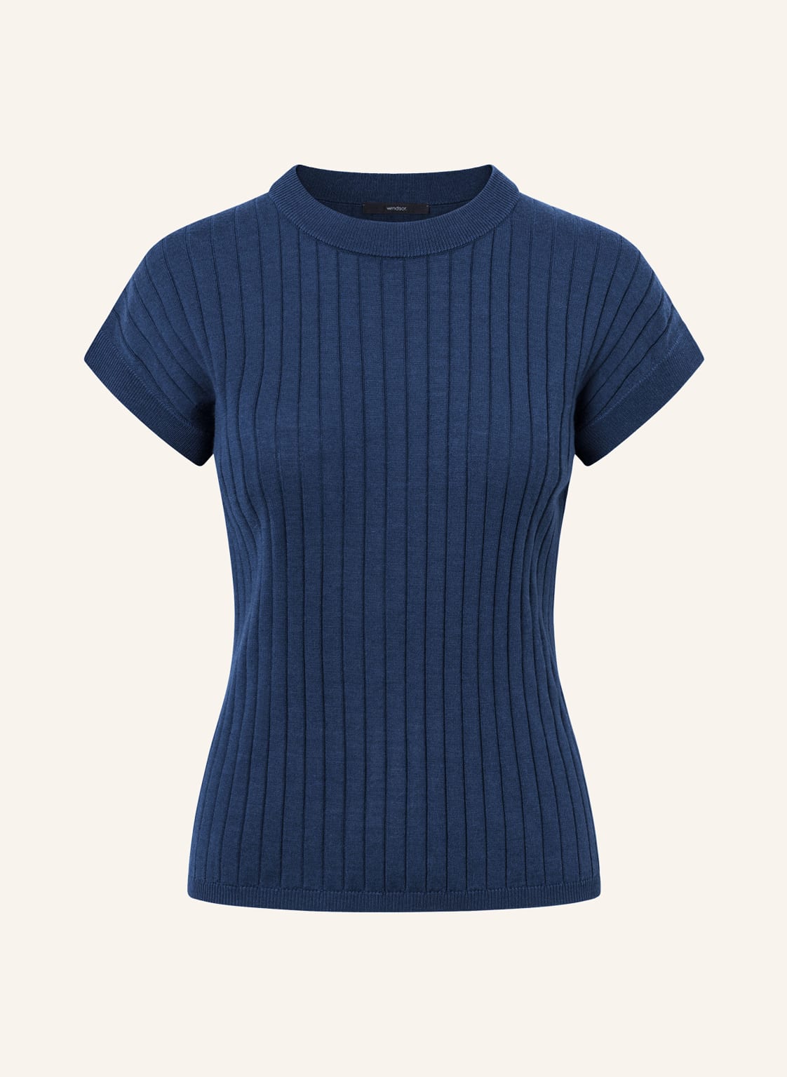 Windsor. Strickshirt blau von windsor.