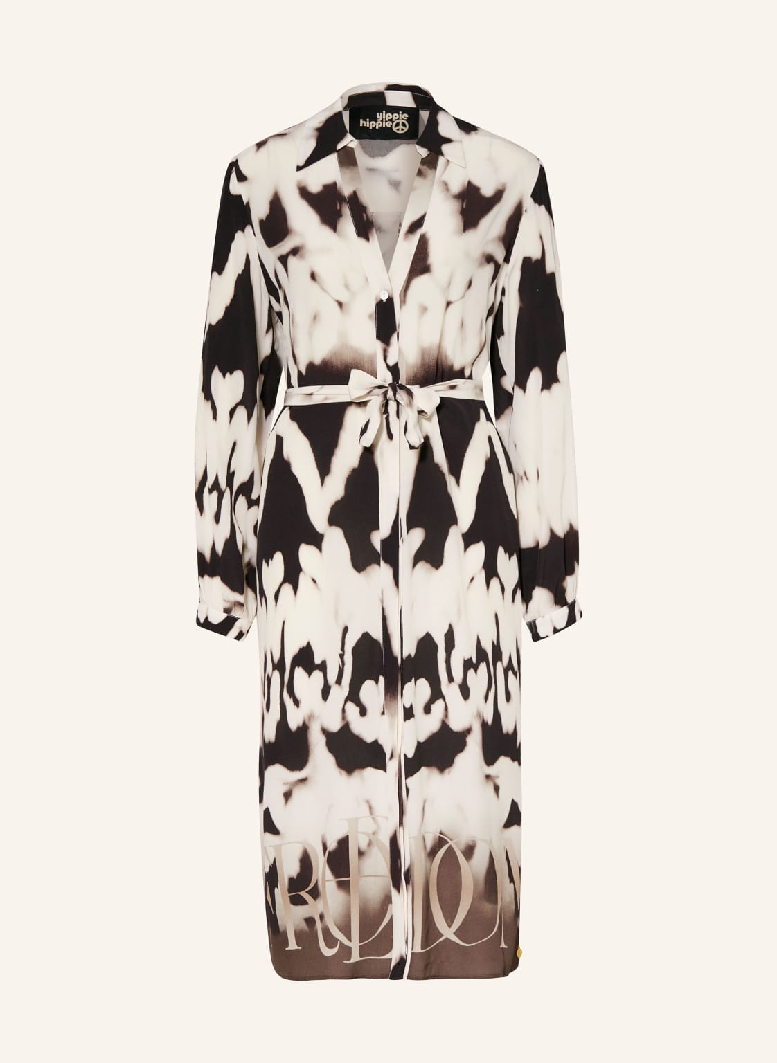 Yippie Hippie Hemdblusenkleid beige Yippie Hippie Hemdblusenkleid beige von yippie hippie