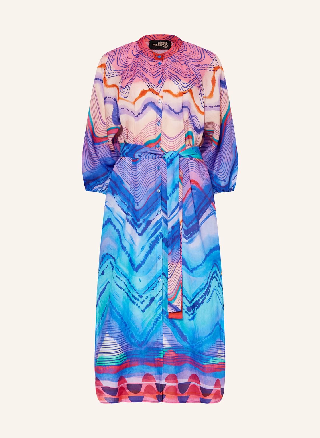 Yippie Hippie Kleid Mit 3/4-Arm blau Yippie Hippie Kleid Mit 3/4-Arm blau von yippie hippie