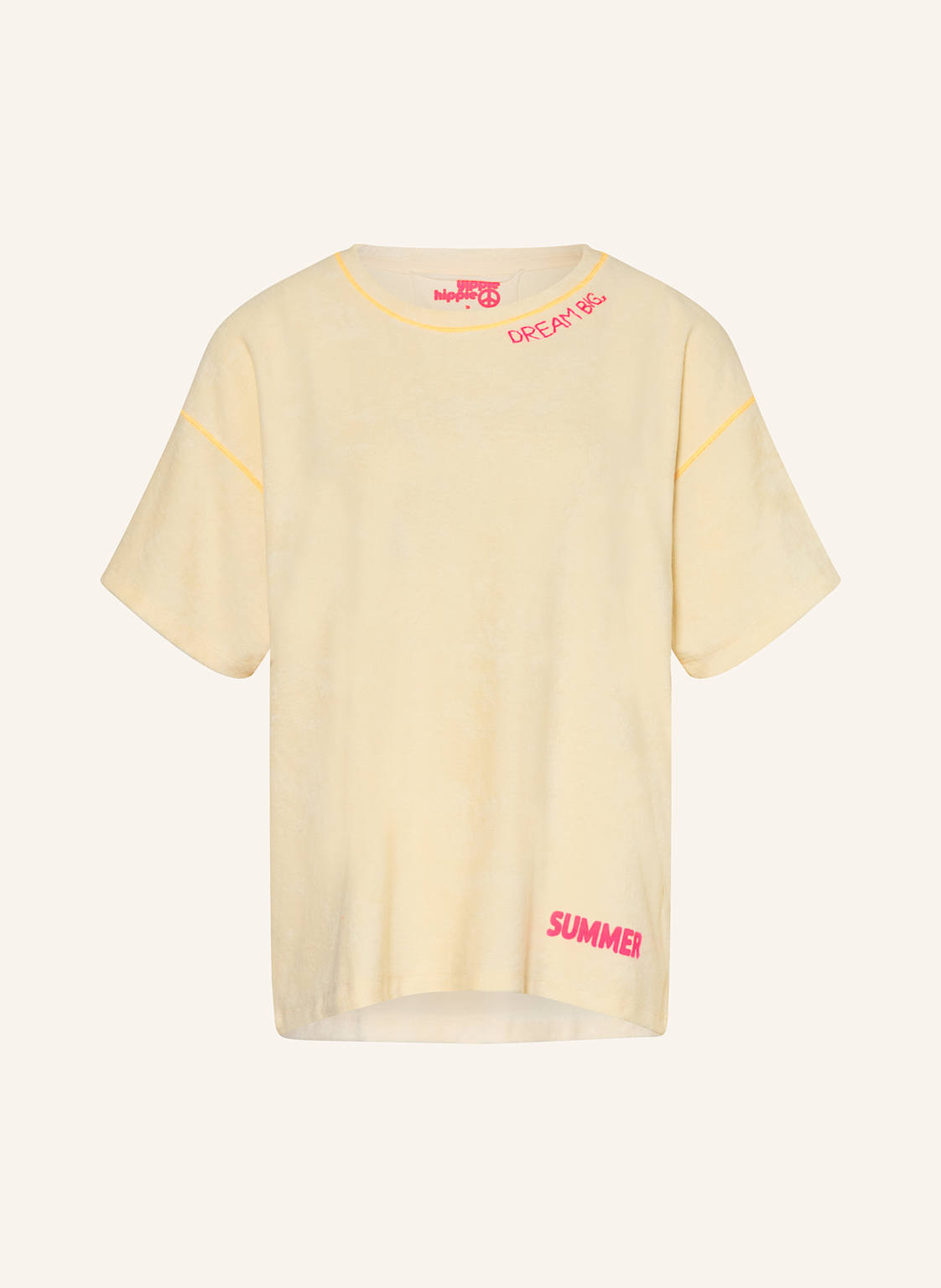 Yippie Hippie Oversized-Shirt Aus Frottee beige Yippie Hippie Oversized-Shirt Aus Frottee beige von yippie hippie