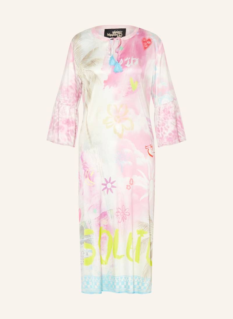 Yippie Hippie Satinkleid Mit 3/4-Arm pink von yippie hippie