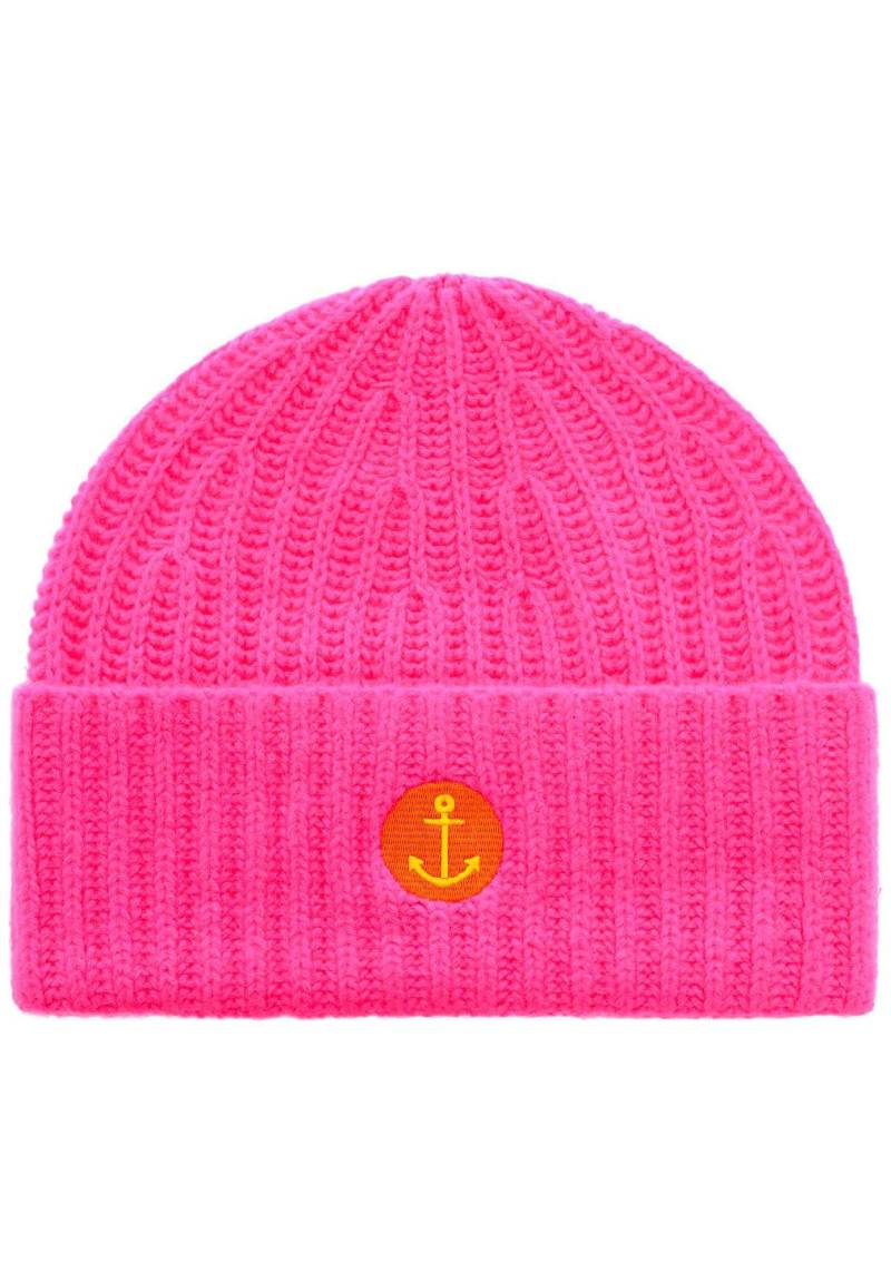 Zwillingsherz Beanie »Beanie mit Anker Stickerei«, (Packung), mit auffälligem Anker-Motiv von zwillingsherz