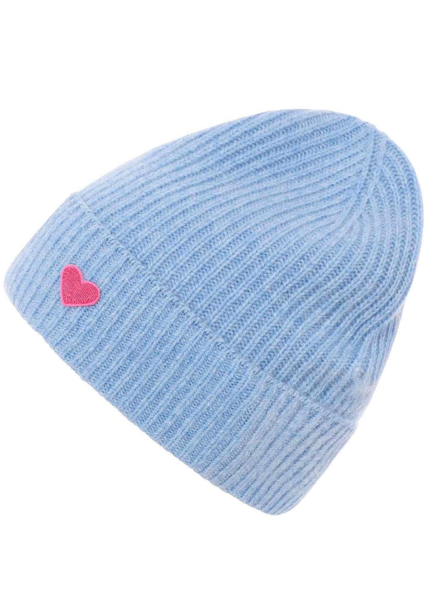 Zwillingsherz Beanie, (Packung), mit herzförmigem Detail von zwillingsherz