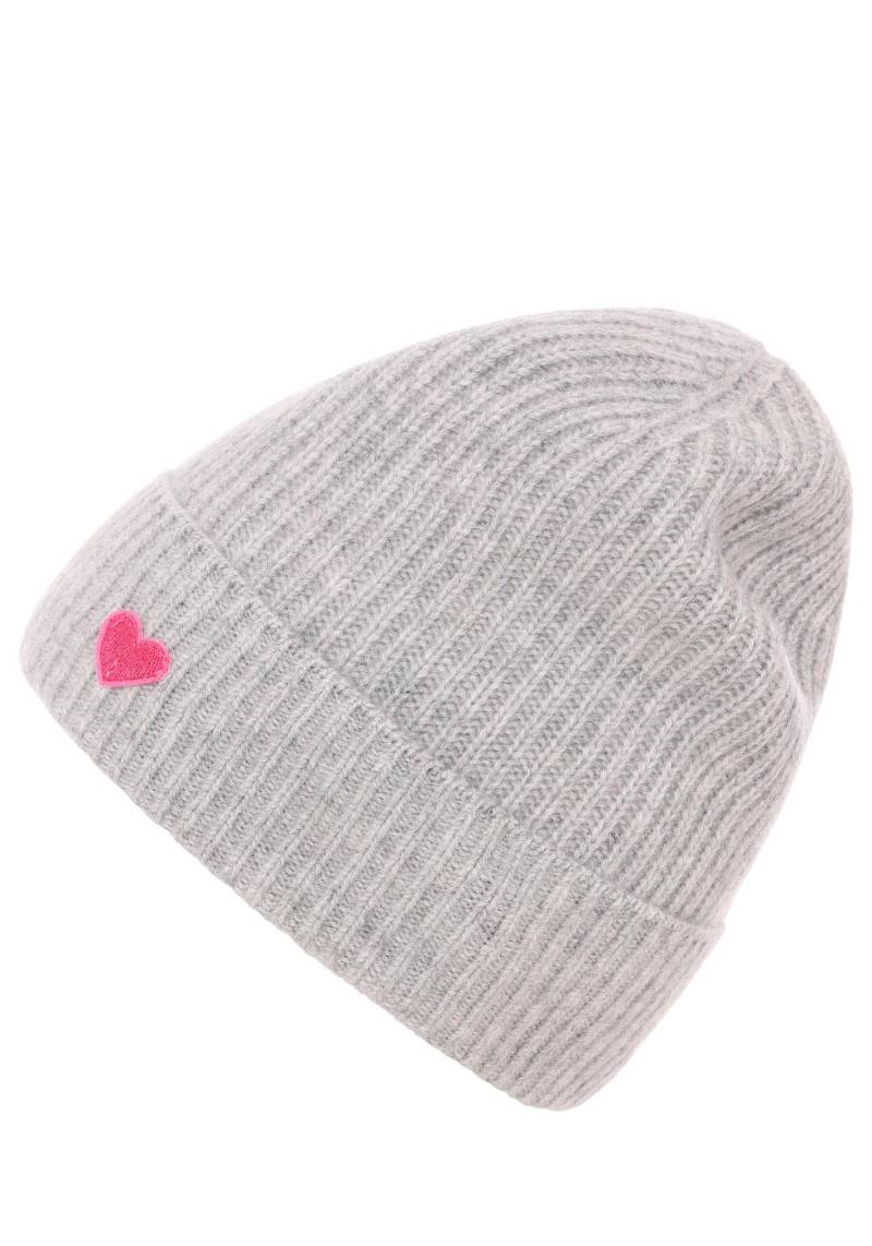 Zwillingsherz Beanie »Beanie mit Herz Aufnäher«, (Packung), mit herzförmigem Detail von zwillingsherz