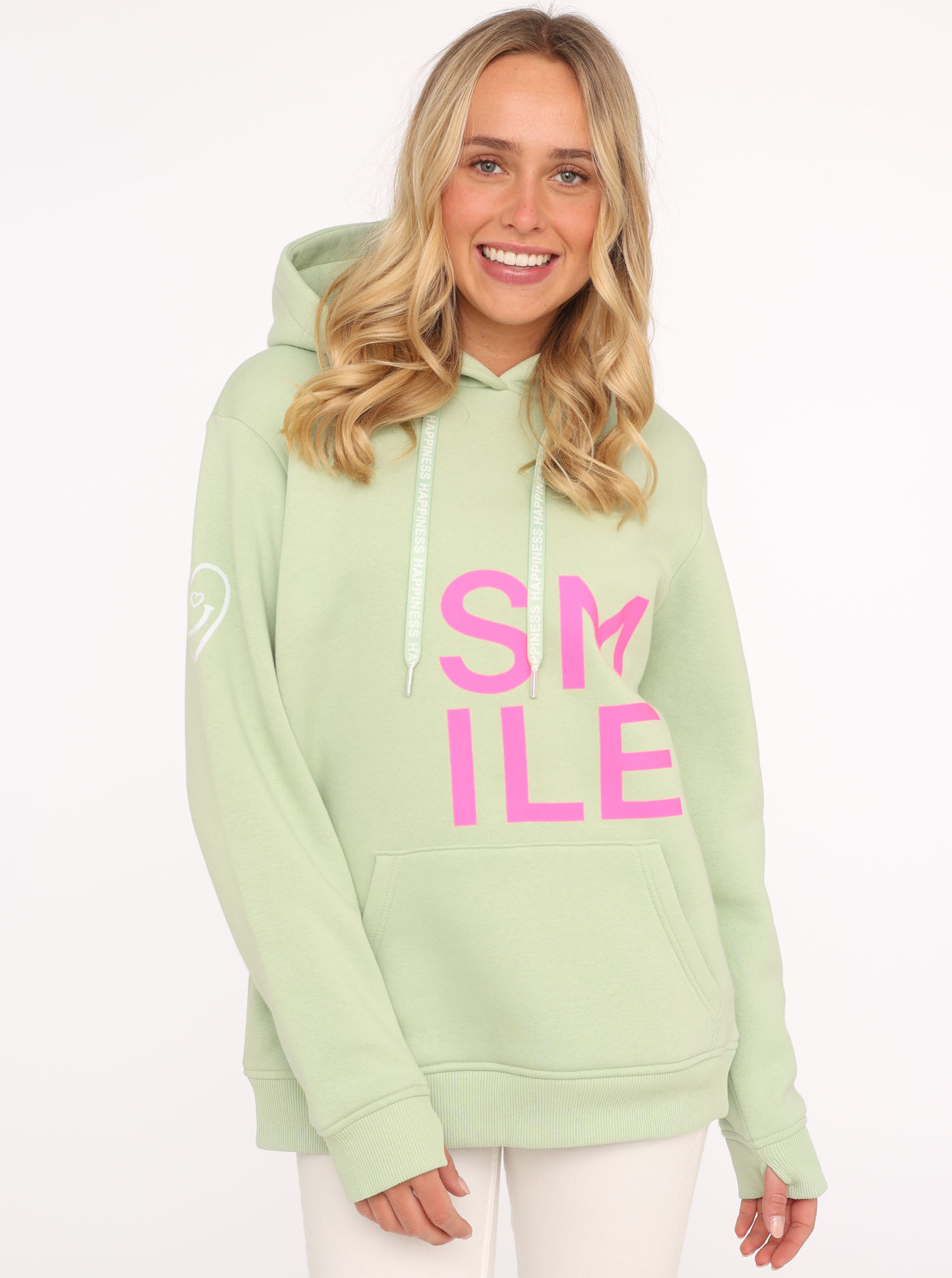 Zwillingsherz Hoodie »Hoodie "Alissa"«, mit SMILE Print von zwillingsherz