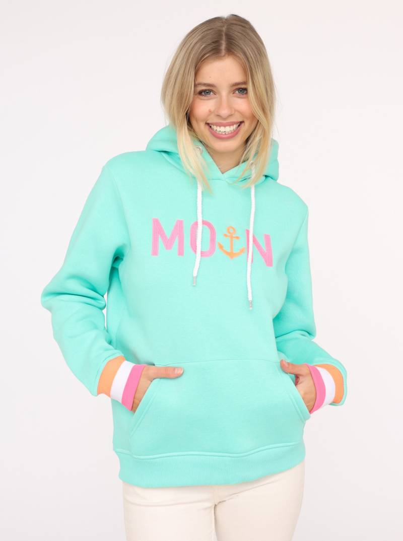 Zwillingsherz Hoodie »"Rahel"«, Mit Kontrastbündchen und Fronttasche von zwillingsherz