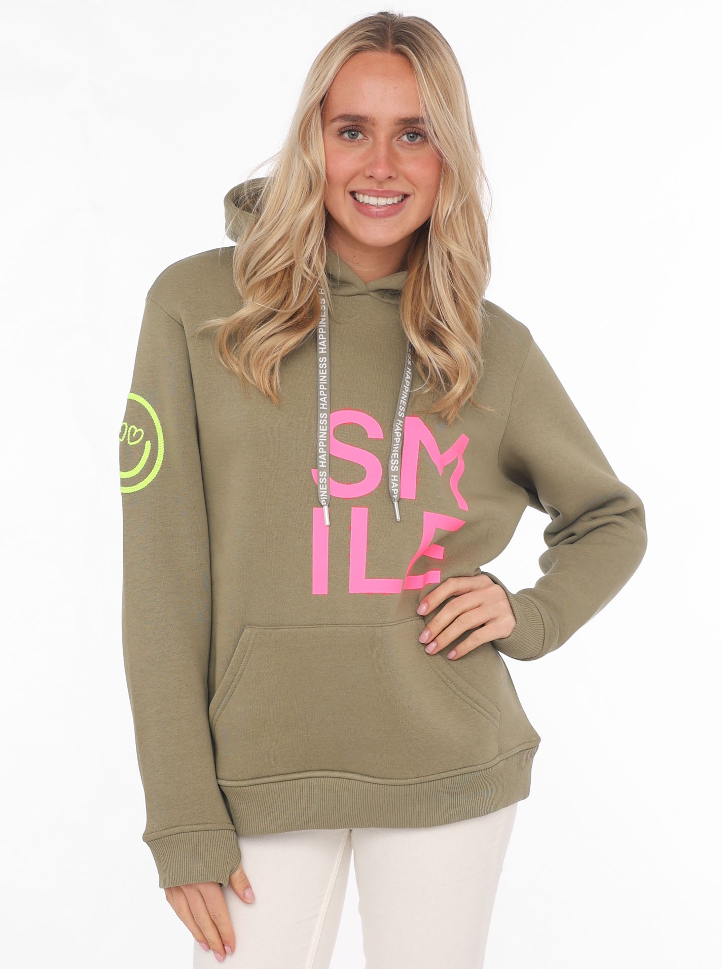 Zwillingsherz Hoodie »"Alissa"«, mit SMILE Print von zwillingsherz