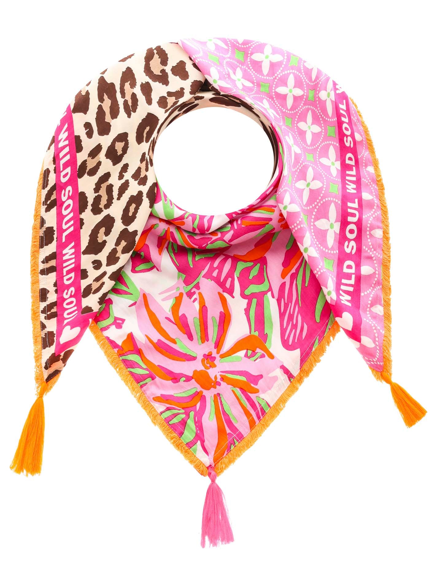 Zwillingsherz Modetuch, mit Allover-Print Zwillingsherz Modetuch, mit Allover-Print von zwillingsherz