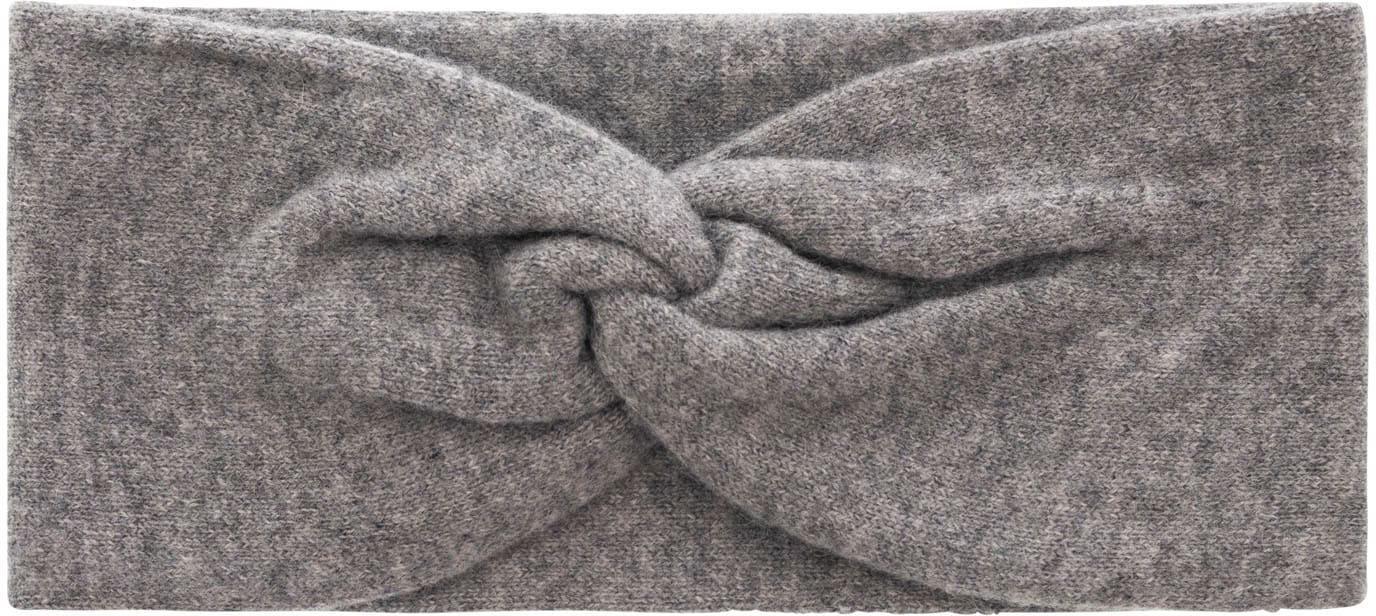 Zwillingsherz Stirnband, Knoten vorn, Cashmere, Feinstrick Zwillingsherz Stirnband, Knoten vorn, Cashmere, Feinstrick von zwillingsherz