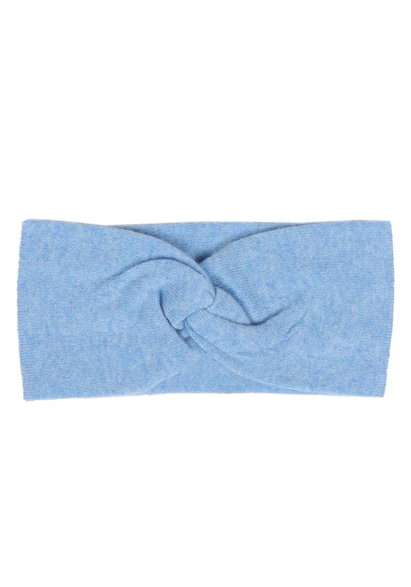 Zwillingsherz Stirnband, Knoten vorn, Cashmere, Feinstrick Zwillingsherz Stirnband, Knoten vorn, Cashmere, Feinstrick von zwillingsherz