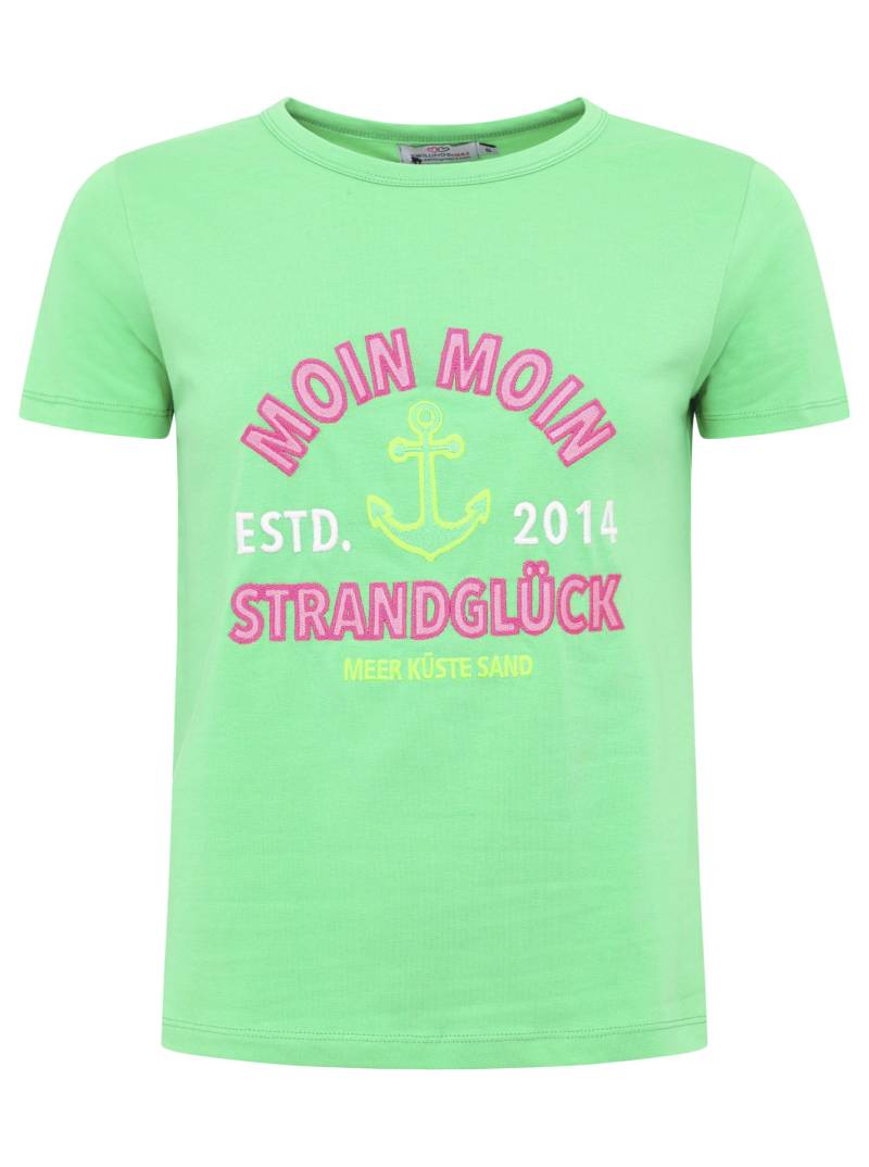 Zwillingsherz T-Shirt »"Moin Moin"«, mit maritimer Stickerei von zwillingsherz